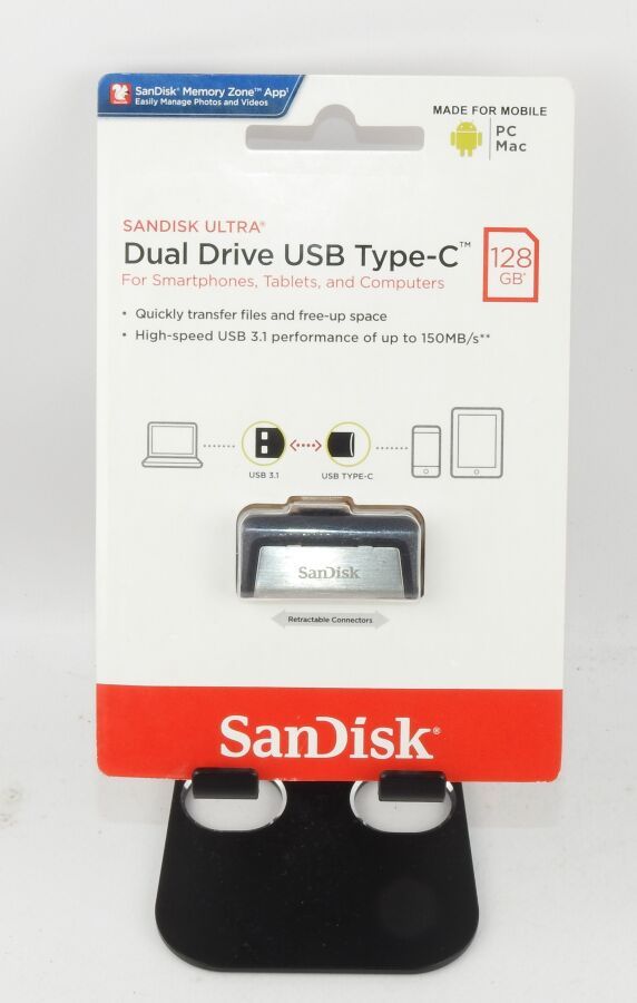 CLE USB SANDISK TYPE C 128G