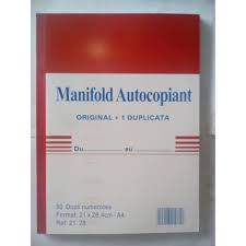 MANIFOLD AUTOCOPIANT A4 DUPLI