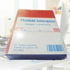 MANIFOLD AUTOCOPIANT A5 TRIPLI